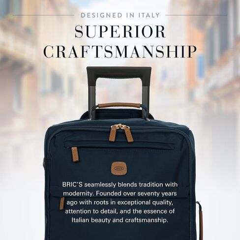 Bric's X-Bag Large Spinner with Frame - 30 Inch - Suitcases with Wheels - Checked Luggage - Navy in Saudi Arabia