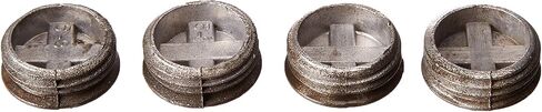 TayMac CP450S Metallic Closure Plug Weatherproof Accessories, 1/2-Inch Thread , Gray, 4 per Polybag in Kuwait