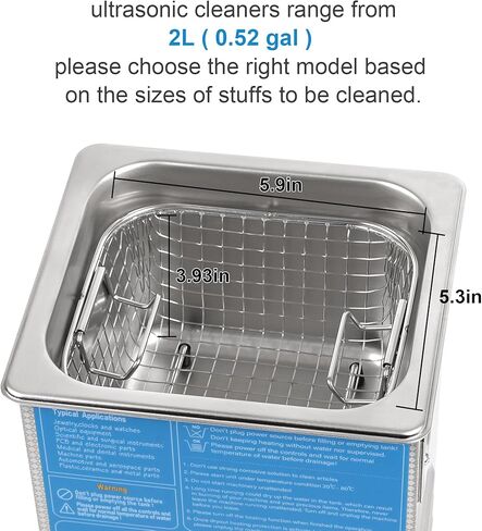 Kendal Commercial Grade 35watts 600ml Ultrasonic Cleaner 40kHz with Knobs Timer Cleaning Machine,for Watch Instruments Industrial Parts Excellent Cleaner Solution in Kuwait