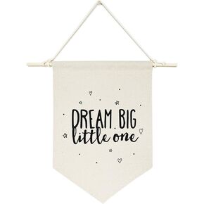 The Cotton & Canvas Co. Oh the Places You'll Go Hanging Wall Canvas Banner for Baby Girl, Baby Boy, Nursery, Teen and Kids Room