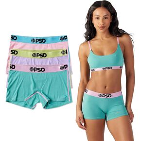 PSD Women's Almandine Modal Sld Boy Shorts, Burgundy, L