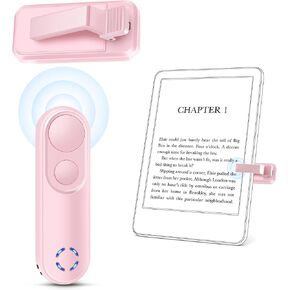 Kindle Page Turner, Remote Control Clicker Page Turner for Kindle Paperwhite Oasis Scribe iPad Tablet Kobo Kindle Accessories, Camera Remote Shutter Selfie Controller with Wrist Strap(White) in Saudi Arabia