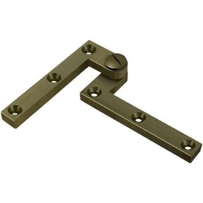 Deltana PH60U19 Solid Brass 4 3/8-Inch x 5/8-Inch x 3/8-Inch Pivot Hinge