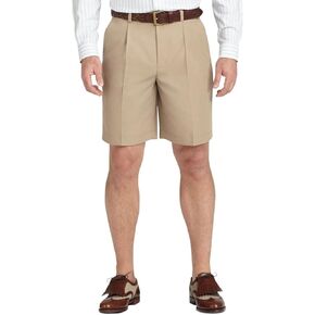 Brooks Brothers Mens St. Andrews Pleated Front Chino Golf Shorts,