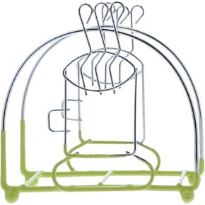 Wire Napkin Holder With Coffee Cup Kitchen Décor (Purple)
