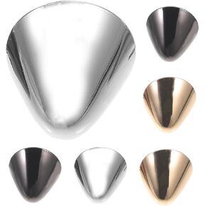 KESYOO 3Pairs Metal Shoes Pointed Protector High Heels Toe Cap Cowboy Boot Tips Elegant High Heels Tip Cover