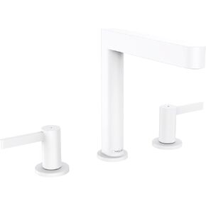 hansgrohe Finoris Modern 2-Handle 3-Hole 0-inch Tall Bathroom Sink Faucet in Chrome, 76034001