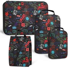 Travelkin 5 Set Packing Cubes Compression, Travel Packing Organizers Bags for Suitcase (Blue)