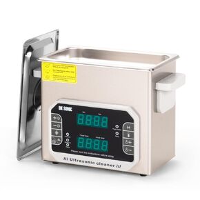 DK SONIC Touch Ultrasonic Cleaner with Heater,Digital Timer and Basket Multiple Cleaning Mode for Lab Tools, Metal Parts, Carburetor, Auto Parts, Engine Parts, etc (30L, 110V)
