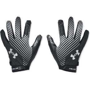 Under Armour 1376475-1-MD Men's UA Blur Football Gloves Black MD