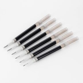 Pentel Refill Ink - for EnerGel Gel Pen, 0.7mm Metal Tip, Medium, Assorted Color Inks, Pack of 6 Refills