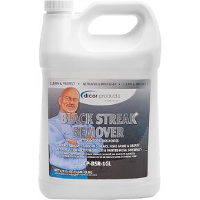 Dicor CP-EWC-1GL Black Streak Remover Exterior Cleaning Care for RV and Vehicle Surfaces, White