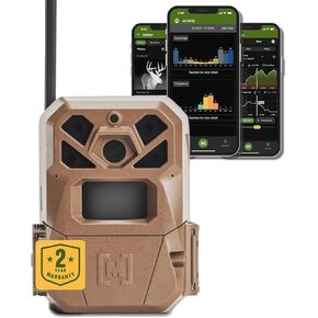 Moultrie Edge 2 Cellular Trail Camera - 3 Pack - Auto Connect Nationwide 4G LTE - On Demand 36MP Photo - 1080P Video with HD Audio - 100 Ft Detection Range - Low Glow Flash