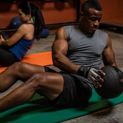 بساط تمرين هاربينجر دورافوم مضلع مقاس 5/8 بوصة، أزرق in Kuwait