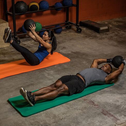 بساط تمرين هاربينجر دورافوم مضلع مقاس 5/8 بوصة، أزرق in Kuwait