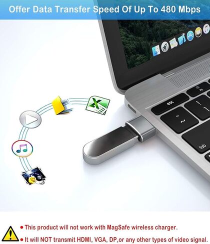 محول USB إلى USB C 5 حزم، محول شاحن من النوع C أنثى إلى ذكر لساعة Apple Watch Ultra iWatch 8 7، iPhone 15 14 13 12 Pro Max Plus، Airpods، iPad 9 10 Air 5 Mini 6، السيارة، Samsung Galaxy S23 S24 in Saudi Arabia