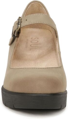 Naturalizer Soul Womens Adore Mary Jane Wedge Shoes Toffee Brown 6 M in Kuwait