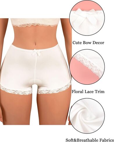 سراويل داخلية نسائية من Hibluco سراويل داخلية من الدانتيل بتغطية كاملة in Kuwait