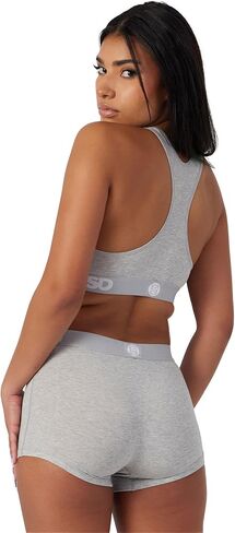 PSD Women's Almandine Modal Sld Boy Shorts, Burgundy, L in Kuwait