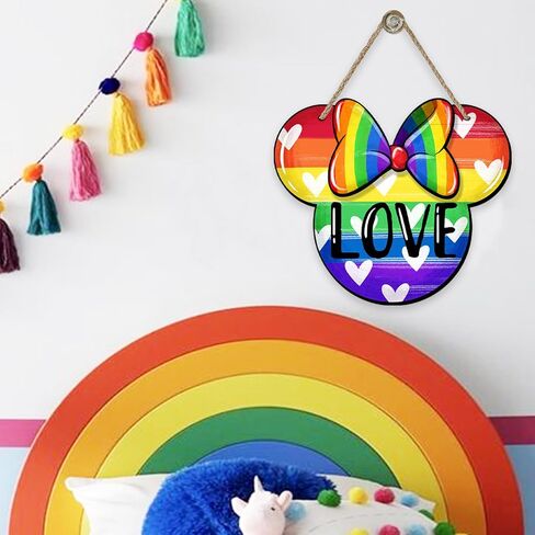 Welcome Spring Summer Cartoon Mouse Sign for Front Door Decor, Bee Yellow Black Wood Door Hanger for Outdoor Outside Porch, Polka Dot Bow Seasonal Wooden Wreath Indoor Wall Hanging Decoration in Saudi Arabia