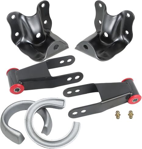 2"-2" Lift Kit Adjustable Leveling Raise Shackles Coil Spacers For 1998-2012 Ford Ranger 2WD in Saudi Arabia
