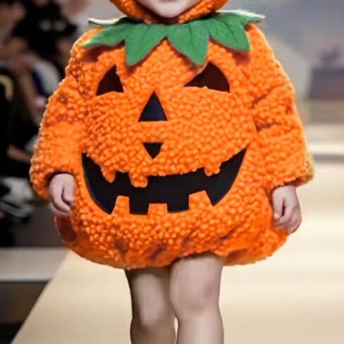 Twopumpkin الطفل دوبي هالوين زي الرضع طفل صبي فتاة ازياء أكمام رداء وقبعة قزم البيت مع آذان in Kuwait