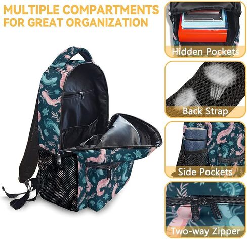 Mercuryelf Axolotl Backpack for Boys Girls, 16 Inch Black Backpacks for School Travel, Cute Lightweight Bookbag for Kids in Saudi Arabia