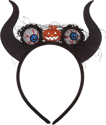 2 Pcs Halloween Headbands,Eyes Headband for Women Men,Hairband Accessories for Cosplay Outdoor Party,Costume,Trick or Treating,Gifts in Saudi Arabia