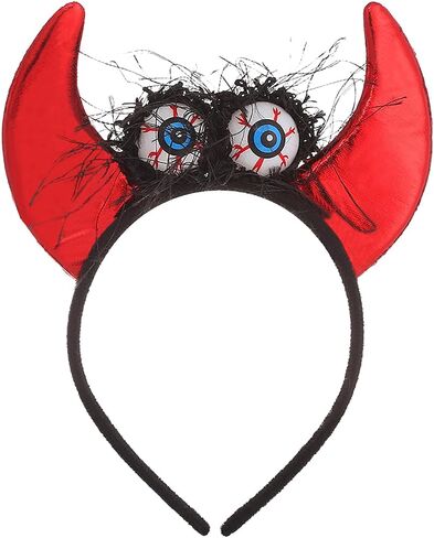 2 Pcs Halloween Headbands,Eyes Headband for Women Men,Hairband Accessories for Cosplay Outdoor Party,Costume,Trick or Treating,Gifts in Saudi Arabia
