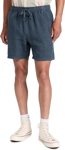 Faherty Men's Essential Linen Drawstring Shorts 6" in Saudi Arabia