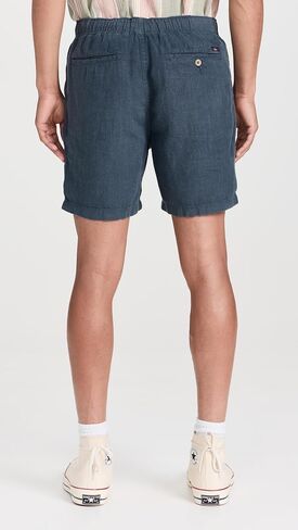 Faherty Men's Essential Linen Drawstring Shorts 6" in Saudi Arabia