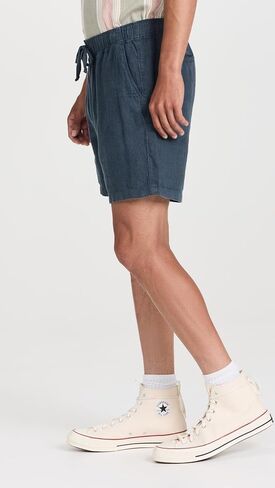 Faherty Men's Essential Linen Drawstring Shorts 6" in Saudi Arabia