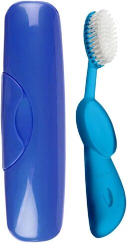 RADIUS Toothbrush Big Brush, Right Hand, BPA Free and ADA Accepted, Designed to Improve Gum Health and Reduce The Risk of Gum Disease, Berry/Natural, 1 Count in Saudi Arabia