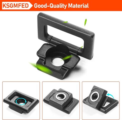 2PCS Ring Truck Bed Tie Down Anchors for Tesla Cybertruck Cargo Accessories,Cyber Bed Truck Mat Set of 2 Pull Tabs Compatible with 2024 2023 Tesla Cybertruck Truck Bed,Black in Saudi Arabia