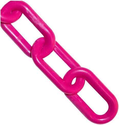 Mr. Chain Heavy Duty Plastic Barrier Chain, Black, 2-Inch Link Diameter, 25-Foot Length (51003-25) in Saudi Arabia