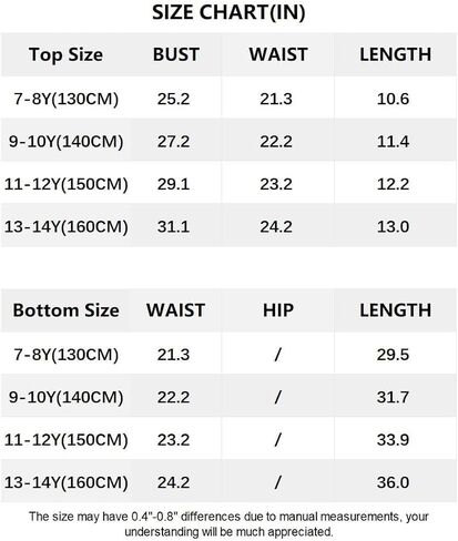 Hilinker Girls Rainbow Pleated Cami Top and Wide Leg Pants Set Cute 2 Piece Summer Outfits in Saudi Arabia