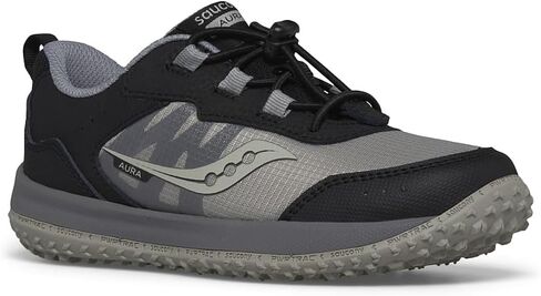 Saucony Aura Kidz Sneaker, Grey/Orange/Navy, 12.5 US Unisex Little Kid in Saudi Arabia