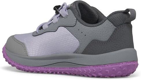 Saucony Aura Kidz Sneaker, Grey/Orange/Navy, 12.5 US Unisex Little Kid in Saudi Arabia