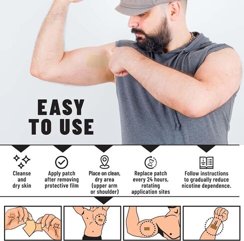 Anti-Smoke Patches Herbal, Stop Smoking Nicotine Patches - 30 Patches in Kuwait