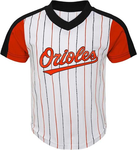 Outerstuff MLB Toddler 2-4 The Line Up Official 2 Piece Short Sleeve T-Shirt & Shorts Set (4T, New York Yankees) in Saudi Arabia