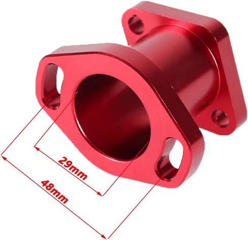 Performance Racing Intake Pipe Inlet Manifold CNC Aluminum with Gasket Screw for VM22 26mm Predator 196cc 212ccc CT200U Honda GX160 GX200 6.5HP OHV KT196 Clone Engines Mini Bike Go Kart Blue in Saudi Arabia