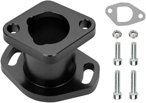 Performance Racing Intake Pipe Inlet Manifold CNC Aluminum with Gasket Screw for VM22 26mm Predator 196cc 212ccc CT200U Honda GX160 GX200 6.5HP OHV KT196 Clone Engines Mini Bike Go Kart Blue in Saudi Arabia