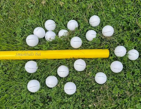 SMUSH BALLS Smushballs The Ultimate Anywhere Batting Practice Baseball (White, 24) in Saudi Arabia