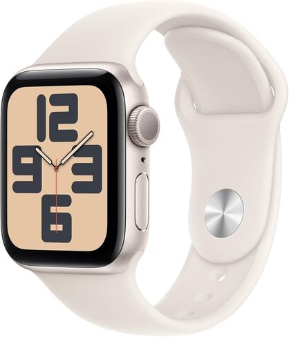 Apple Watch SE (2nd Gen) [GPS 44mm] Smartwatch with Midnight Aluminium Case with Midnight Sport Band M/L. Fitness and Sleep Trackers, Crash Detection, Heart Rate Monitor, Retina Display in Saudi Arabia