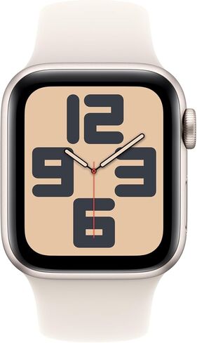 Apple Watch SE (2nd Gen) [GPS 44mm] Smartwatch with Midnight Aluminium Case with Midnight Sport Band M/L. Fitness and Sleep Trackers, Crash Detection, Heart Rate Monitor, Retina Display in Saudi Arabia