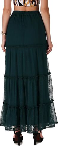 Womens Gypsy Medieval Renaissance Boho Tribal Skirt C1707 Pink Large in Saudi Arabia