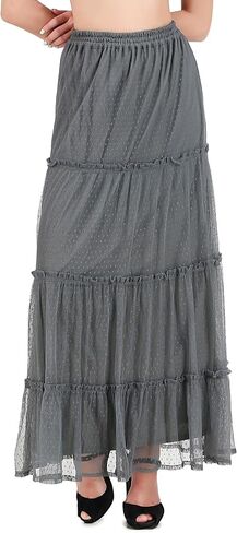 Womens Gypsy Medieval Renaissance Boho Tribal Skirt C1707 Pink Large in Saudi Arabia