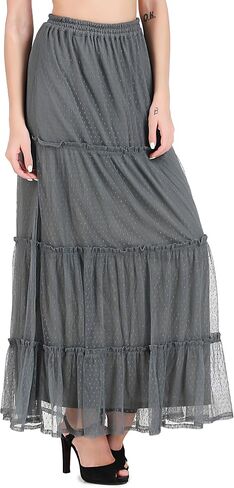 Womens Gypsy Medieval Renaissance Boho Tribal Skirt C1707 Pink Large in Saudi Arabia