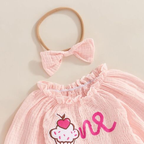 Newborn Infant Baby Girl Winter Clothes Long Sleeve Plaid Romper Smocked Bodysuit with Headband Infant Fall Clothes in Kuwait