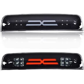 G-PLUS 3D LED Bar Truck Third 3rd Tail X Brake Light Compatible With 2009-2010 Dodge Ram 1500 2011-2017 Ram 1500 2500 3500 55372082AE 55372082AF High Mount Stop light in Kuwait